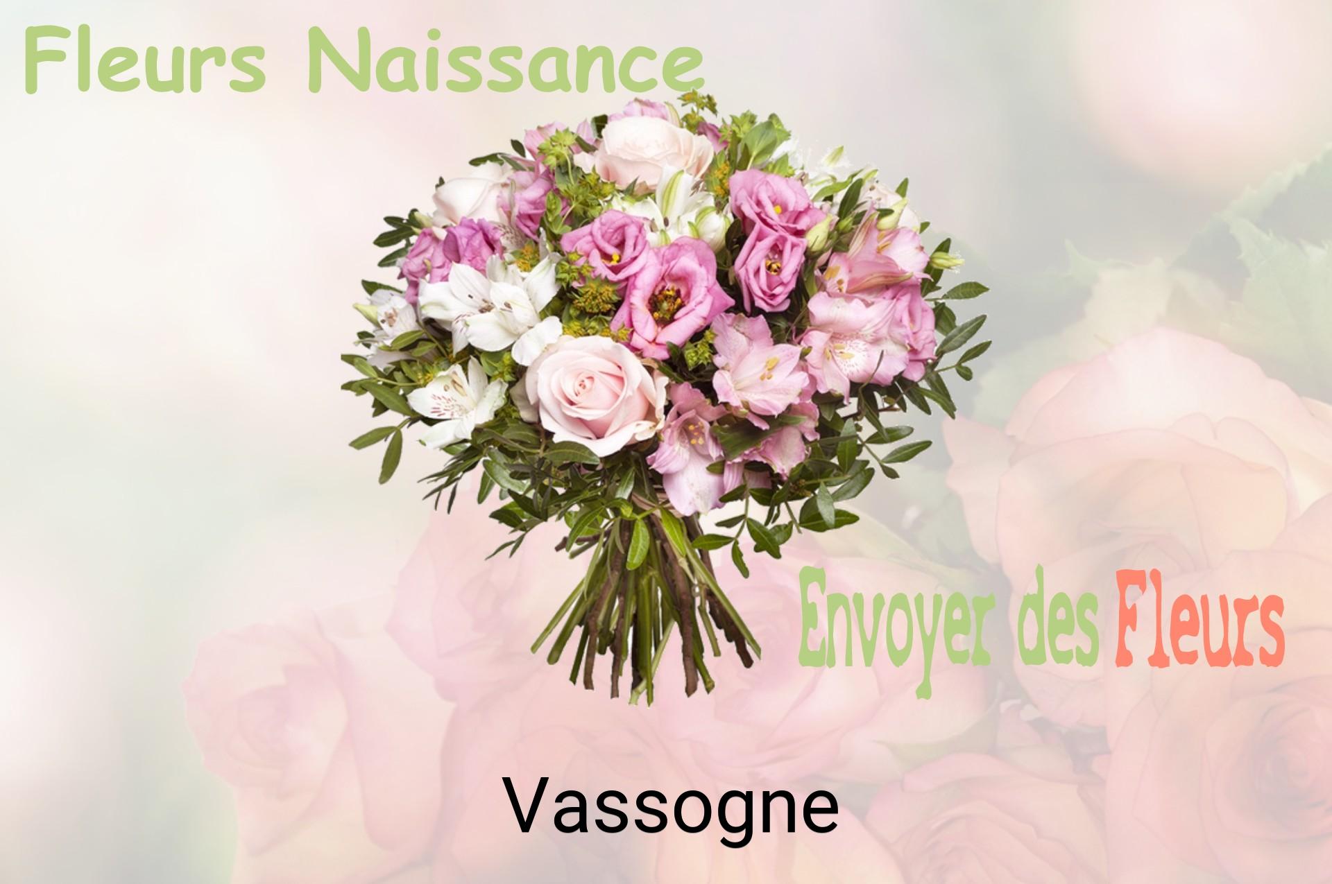 Bouquet de fleurs de naissance livré à Vassogne